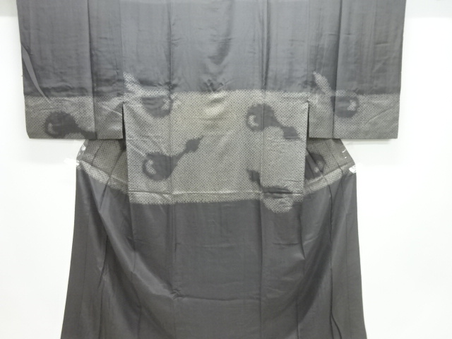 アンティーク　絞り瓢箪模様男物長襦袢